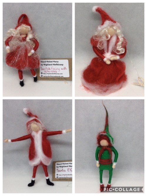 Felted fairy and elf